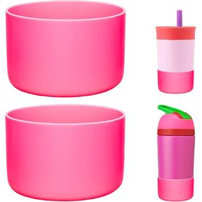 2 Pack Silicone Boot Protector | Compatible with Owala 24/40oz Travel Tumbler, 12oz Insulation & 14oz Flip Water Bottle | Fits 2.75-2.85" Base | Noise Resistant in Saudi Arabia