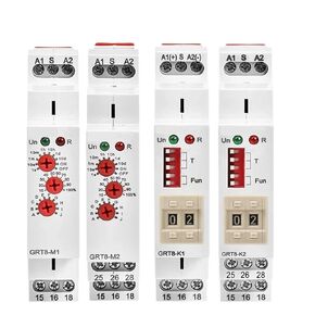 Multifunction Timer Relay Electronic Adjustable or Digital Setting Timer Switch 12V 24V 48V 110V 220V GRT8-M GRT8-K(GRT8-K1-AC230V) in Kuwait