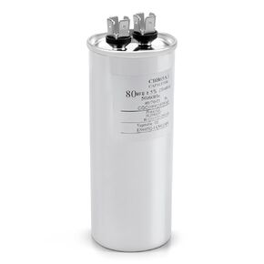 27L322 Round Capacitor 80μF MFD 370/440 VAC 50/60Hz, Replace CPT01074 C480R in Kuwait