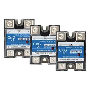CG 1PCS Single-Phase Solid State Relay Input 3-32VDC to Output 24-480VAC DC to AC/DC to DC/AC to AC SSR 10/25/40A Module in Saudi Arabia
