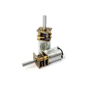 1PC N20 Full Metal Gearbox Gear Reduction Electronic Starter DC 5V 158RPM Slow Speed D-Shaft for Robot Electronic Lock in Saudi Arabia