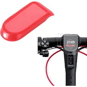 for Segway MAX G3 Electric Scooter Screen Protector (2pcs),Full Body Waterproof Silicone Shockproof Back Cover Protective Case, Compatible with Segway Ninebot MAX G3 Display Screen - Red in Saudi Arabia