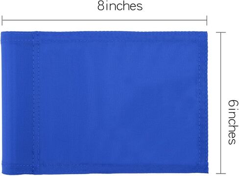 Green Golf Flags, Standard Size 6 x 8" Nylon Training Golf Putting Practice Green Flag, Indoor Outdoor Backyard Garden Yard Golf Target flags (Blue) in Kuwait