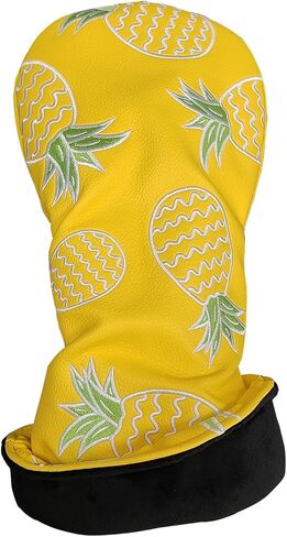 Golf Driver Club Head Cover Pineapple Embroidery #1 Wood Headcover Fit for All Brand in Kuwait