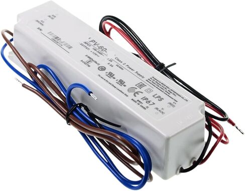 Switching Power Supply LPH-18 220V to 12V/24V 20/35/60W IP67; LPV-20-12 12V 1.67A | LPV2012 in Saudi Arabia