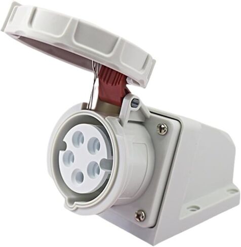 Industrial Aviation Plug Socket IP67 Waterproof 32A 5-core 380V Flame Retardant JH1252 in Kuwait