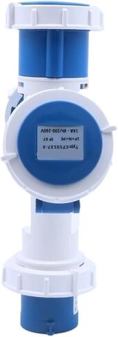 16A Waterproof Industrial Conversion Socket 220V Three Hole Multi Head Output 1 Drag 3 Connector in Kuwait