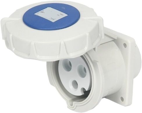 IP67 مقاوم للماء 16A32A قابس ومقبس صناعة الطيران 3 دبوس 4 أسلاك 5 فتحات موصل إرساء ذكر وأنثى (3-core32Aمقبس مخفي + قابس (مجموعة)) in Kuwait