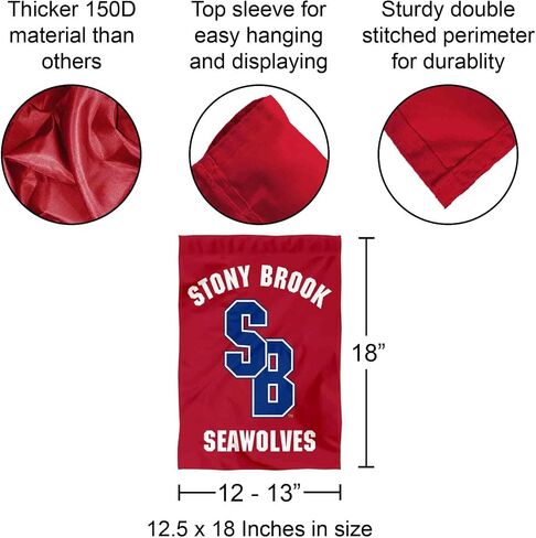 Stony Brook Seawolves Garden Flag in Kuwait