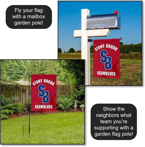 Stony Brook Seawolves Garden Flag in Kuwait