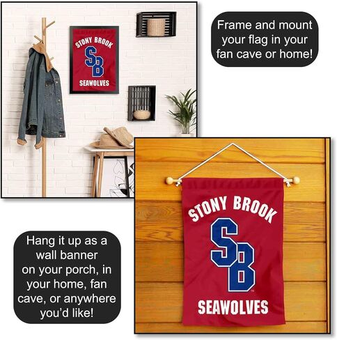 Stony Brook Seawolves Garden Flag in Kuwait