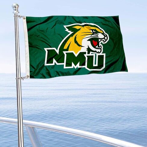 NMU Wildcats Boat والعلم البحري in Kuwait