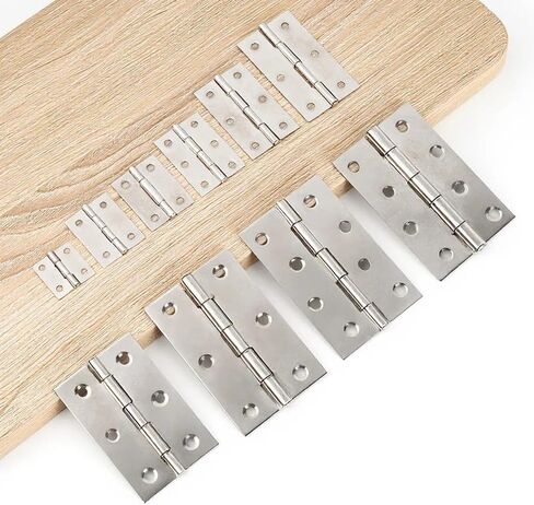 1-4Inch Stainless Steel Door Connector Furniture Drawer Cabinet Fitting Hinge Hardware Accessories 2Pcs(1in) in Kuwait