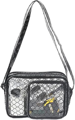 Versatile Bag Transparent PVC Shoulder Bags Large Capacity For Semiconductor Cleanrooms Clear Pvc Bag in Kuwait