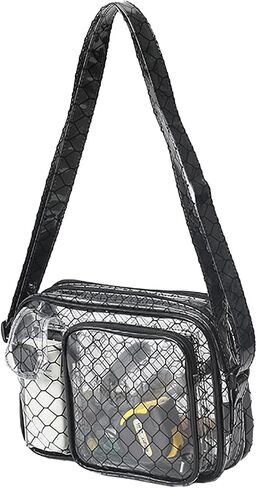 Versatile Bag Transparent PVC Shoulder Bags Large Capacity For Semiconductor Cleanrooms Clear Pvc Bag in Kuwait