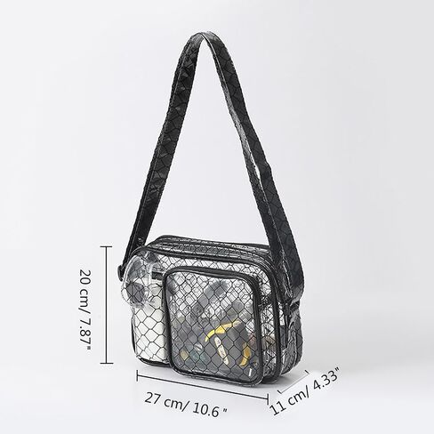 Versatile Bag Transparent PVC Shoulder Bags Large Capacity For Semiconductor Cleanrooms Clear Pvc Bag in Kuwait