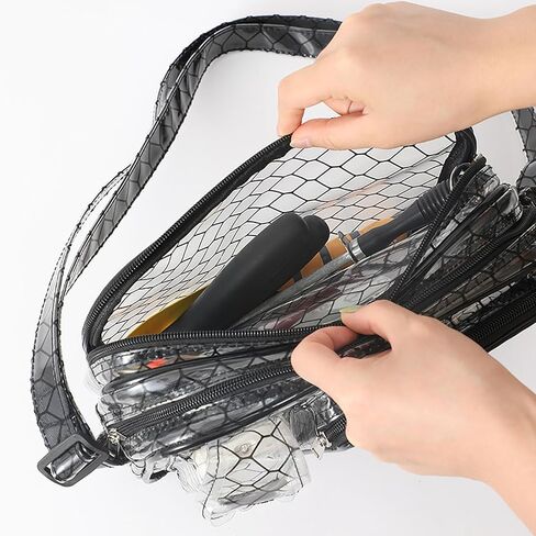 Versatile Bag Transparent PVC Shoulder Bags Large Capacity For Semiconductor Cleanrooms Clear Pvc Bag in Kuwait