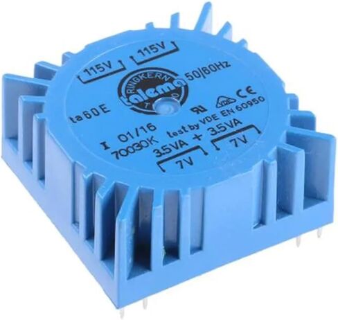 2x7/9/12/15v 10W watt Square PCB Welding Plate Sealing Ring Cattle toroidal Transformer(Dual 15V) in Kuwait