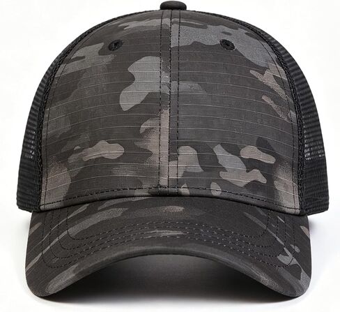 Camo Baseball Cap for Men Breathable Mesh Back Trucker Hats Summer Sun Protection Military Sport Cap Medium in Kuwait