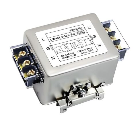 Single-Phase Two-Stage AC Power Filter 115/250V CW4EL2-3/6/10/20/30/35/40A-RG Rail Type Anti-Interference EMI Filter Module(CW4EL2-10A-RG) in Kuwait