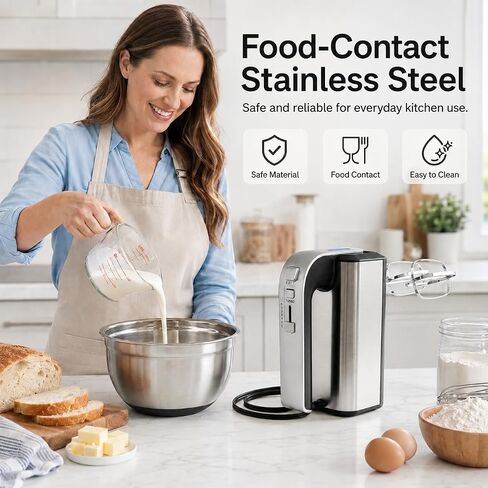 Electric Butter Churner with One-Touch & Adjustable Speeds, Butter Maker for Baking Prep & Farm Breakfasts, Butter Churn for DIY Family Fun – Kitchen Gadget in Kuwait