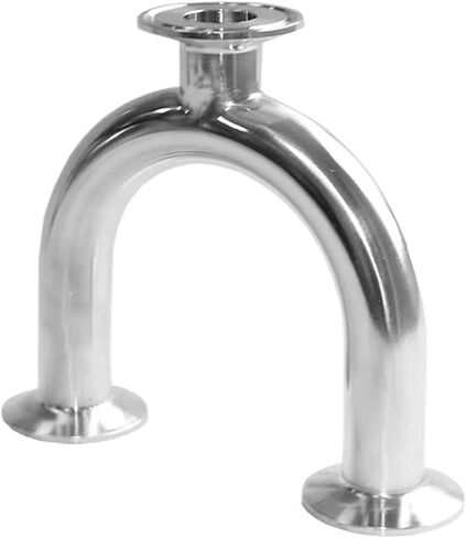 1.5" Pipe OD 19.25.32.38MM U Shape 3 Way SS304 Stainless Steel Ferrule OD 50.5MM Pipe Fittings 1.5" Tri Clamp (Size : 32MM x 51 Ferrule) Plumbing Fittings in Kuwait
