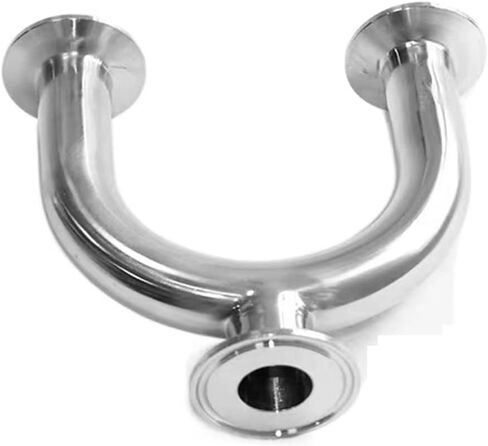 1.5" Pipe OD 19.25.32.38MM U Shape 3 Way SS304 Stainless Steel Ferrule OD 50.5MM Pipe Fittings 1.5" Tri Clamp (Size : 32MM x 51 Ferrule) Plumbing Fittings in Kuwait