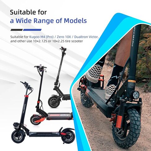 ulip 10x2.5 Scooter Solid Tires 10 Inch for Kugoo M4/M4 Pro Zero 10X Electric Scooter Accessories, Off-Road Replacement for 10x2.125 10x2.25 Tires (2 PCS) in Kuwait