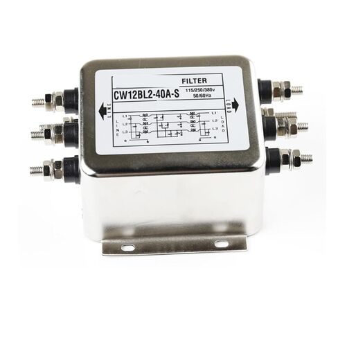 AC/DC Filter Three-Phase Anti-Interference Socket Linear Power Supply Purification Fever 380VCW(50A CW12BL2-50A-S) in Kuwait