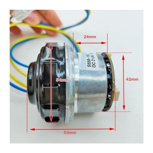 DC21.6V 24V 150W Three-Phase Brushless Electronic Starter Built-in Driver Board Speed Control High-Speed Dust Suction Brushless Fan in Saudi Arabia