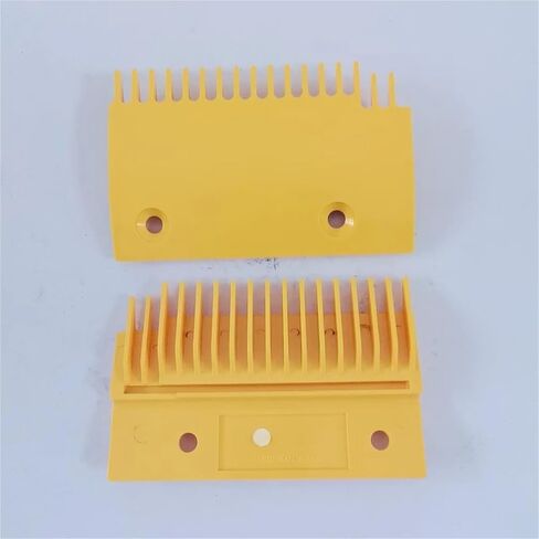 17T DSA2000168-R L146.5mm W95mm Hole Space 90mm 146.5 * 95 * 90 RHS Escalator ABS Comb Yellow Plastic Lift Spare Parts in Kuwait