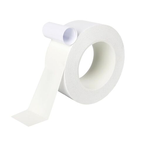 White Double Sided Fabric Tape Heavy Duty, Multipurpose Carpet & Craft Adhesive Tape for Home, Office, DIY, and Decoration, 2Inch x 66FT in Kuwait