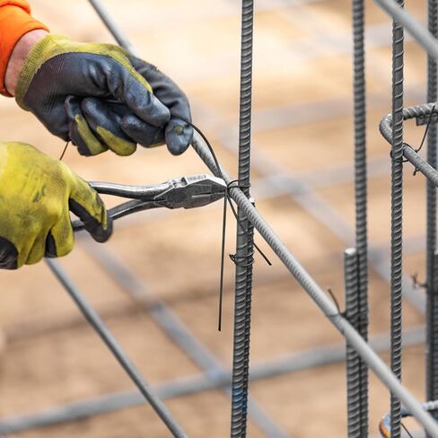 Rebar Tie Wire Reel 16 Gauge | Approx. 330 ft Length Roll | Great for Securing Rebar| Black Annealed Industrial Grade Steel (12) in Kuwait