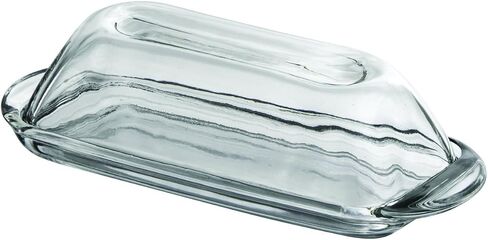 Anchor Hocking Presence Glass Butter Dish With Cover in Saudi Arabia