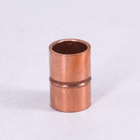 10mm Inner Diameter Copper End Feed Straight Equal Coupling Plumbing Fitting Scoket Weld Water Gas Oil 1mm Thickness in Saudi Arabia