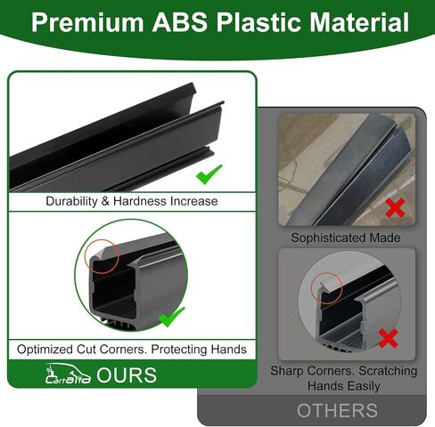 Golf Cart Windshield Retaining Clips 1.0-inch Width, 11.2-inch Length 2 Pcs for EZGO TXT 2014-up, Club Car Precedent, Tempo, Onward, DS, Yamaha G16 G19 G21 G22 G29 Drive Windscreen Mount Sash in Saudi Arabia