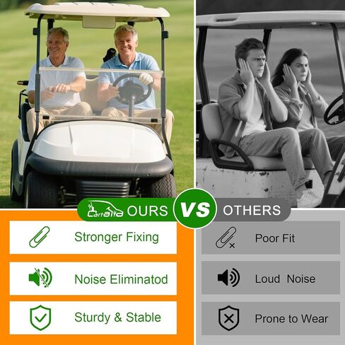 Golf Cart Windshield Retaining Clips 1.0-inch Width, 11.2-inch Length 2 Pcs for EZGO TXT 2014-up, Club Car Precedent, Tempo, Onward, DS, Yamaha G16 G19 G21 G22 G29 Drive Windscreen Mount Sash in Saudi Arabia