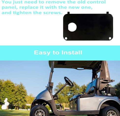 KEY-01 Console Plate for E-Z-GO TXT/Medalist Golf Carts - Compatible with/Replaces 601015, 71379G19, 73030G01, 71379G07 in Saudi Arabia