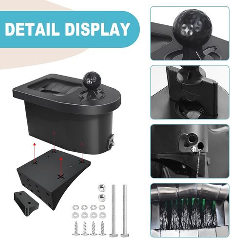 Golf Cart Ball Washer and Club Cleaner Kit, Golf Ball Cleaner and Club Head Washer with Golf Towel, Universal Golf Ball Washer Cleaner for EZGO, Club Car, Yamaha, Advanced EV, Star EV in Saudi Arabia