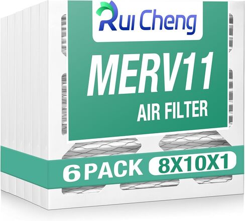 4 Pack Updated 9x9x1Air Filter, pertain Merv 11 HVAC Pleated A/C Furnace Filters (Actual Size: 9.5x9.5x0.75) in Saudi Arabia