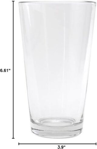 Anchor Hocking Pint Mixing Glass - Rim Tempered - 16 Oz, Set of 2 in Saudi Arabia