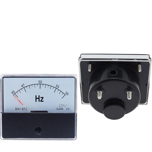 1pc DH-670 Pointer Type Frequency Meter DH-670 45-55HZ 380V 220V 100V Hertz Meter(45-65Hz,380V) in Kuwait