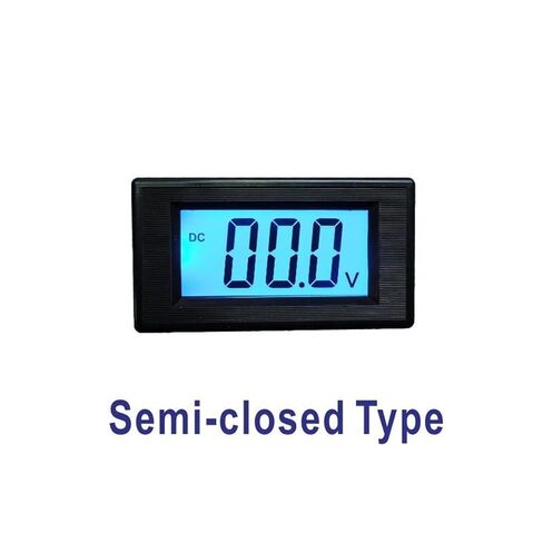 1pc YB5135D Voltmeter Three-Wire Digital Voltmeter Voltage Meter Blue Backlit Half-Sealed Volt Panel Meter Voltmetro Gauge(Semi-Closed,DC100V) in Kuwait