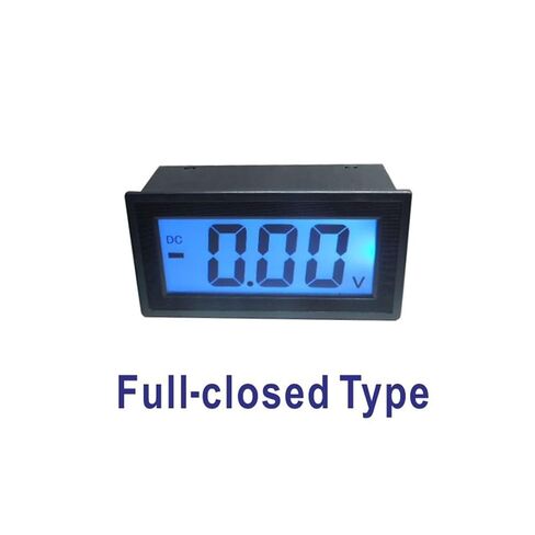 1pc YB5135D Voltmeter Three-Wire Digital Voltmeter Voltage Meter Blue Backlit Half-Sealed Volt Panel Meter Voltmetro Gauge(Semi-Closed,DC100V) in Kuwait