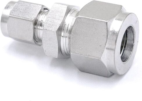 Fit Tube O/D 6mm To 12mm Reducer 304 Stainless Steel Sleeve Ferrule Pneumatic Connector in Saudi Arabia