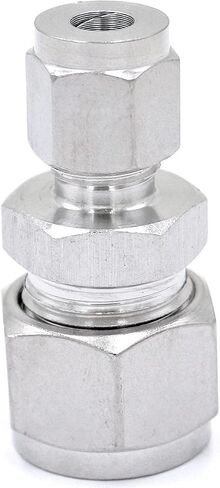 Fit Tube O/D 6mm To 12mm Reducer 304 Stainless Steel Sleeve Ferrule Pneumatic Connector in Saudi Arabia