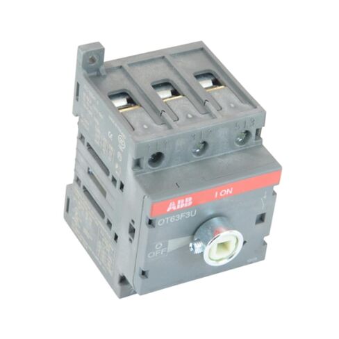 ABB OT63F3U Disconnect Switch, 600 VAC, 30 hp, 63 A, 3 Poles in Kuwait