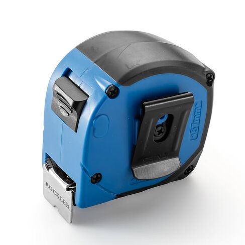Rockler Sure Lock Tape Measure 16 ft - Compact Self Locking Measuring Tape with Fractions, Easy Read Steel Blade - Retractable Metric and Imperial Tool Measure for Woodworking, Construction Tools in Kuwait
