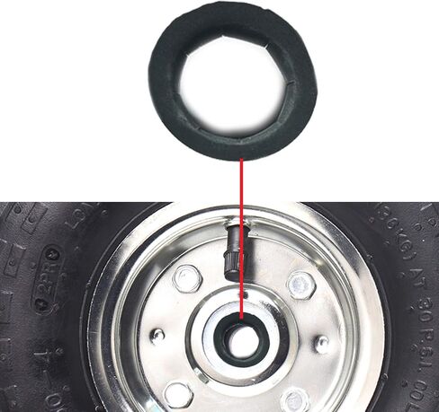 (8-Pack) 5/8" Bore Spring Steel Push-On Pushnuts and (4-Pack) Solid Steel Shaft Collars, Dolly Wheel Lock Washers and Shaft Collars Fits 5/8" Dolly Axle Rods in Kuwait