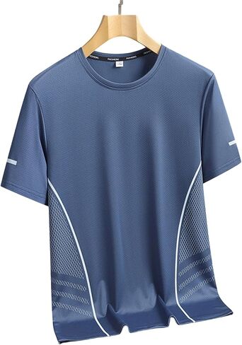 Women's Sports Tops Short Sleeve Loose Fitness Tops Crew Neck Summer Outfits Workout Going Out Running Tee Shirt in Kuwait